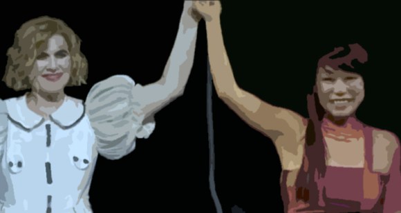 Sally Matthews y Unsuk Chin.