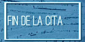 Cabecera de la sección "Fin de la cita".