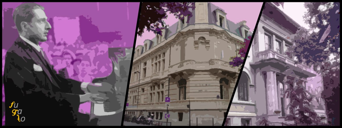 Dinu Lipatti durante su último concierto (Besançon, 1950), École Normale de Musique y Universidad Nacional de Música Bucarest.