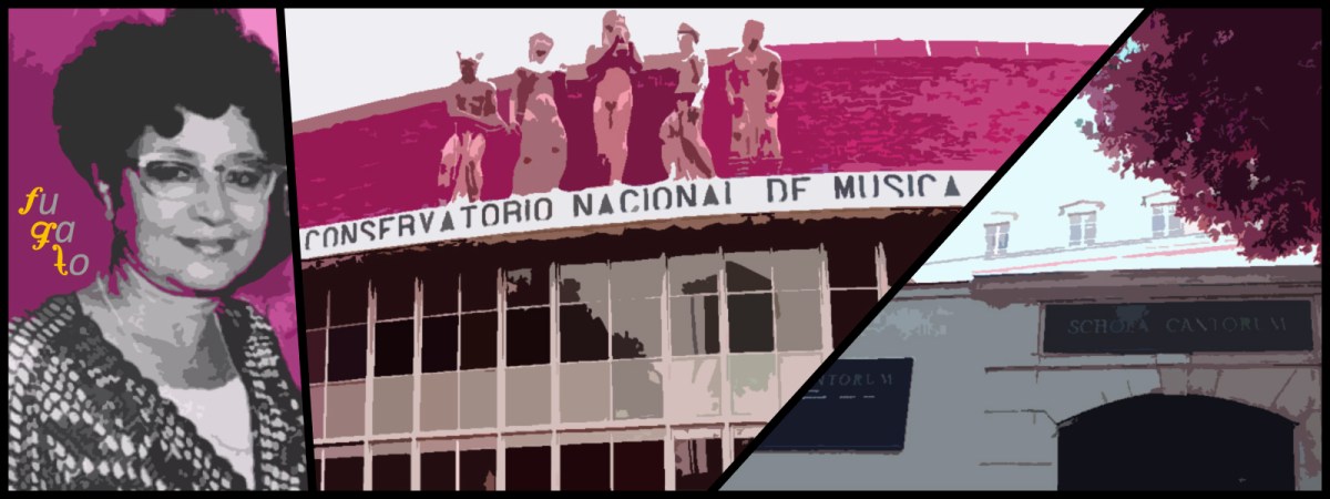 Alicia Urreta, Conservatorio Nacional de Música y Schola Cantorum.