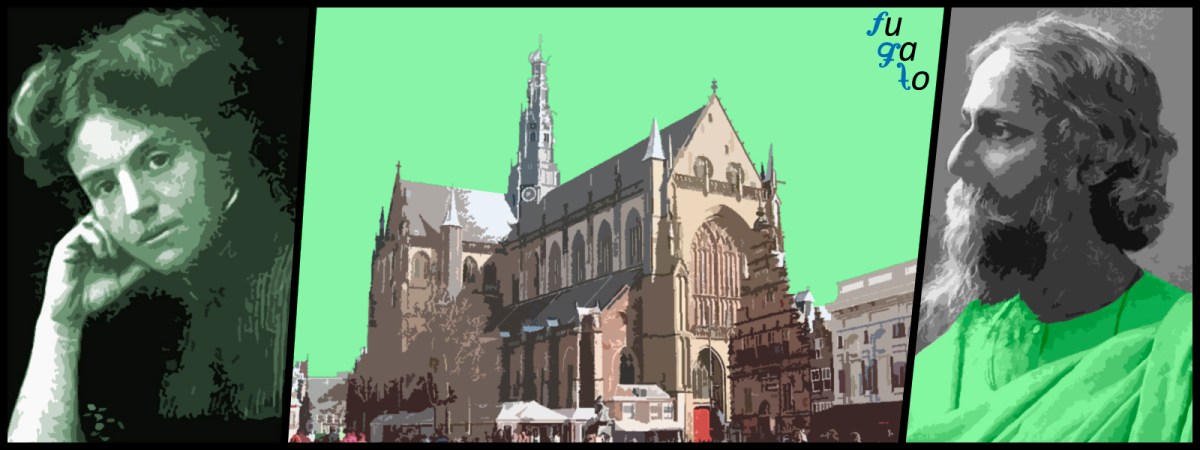 Bertha Frensel Wegener-Koopman, Haarlem y Rabindranath Tagore.