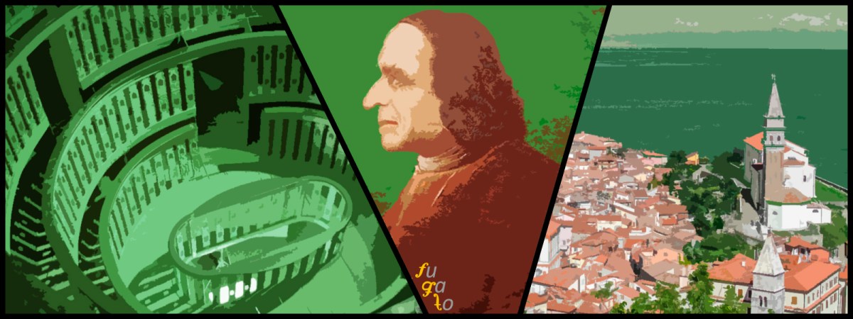 Anfiteatro anatómico de la Universidad de Padua, Giuseppe Tartini y Piran.